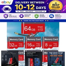 MicroSD TF Memory Card Class 10 High Speed for Smartphone Tablet