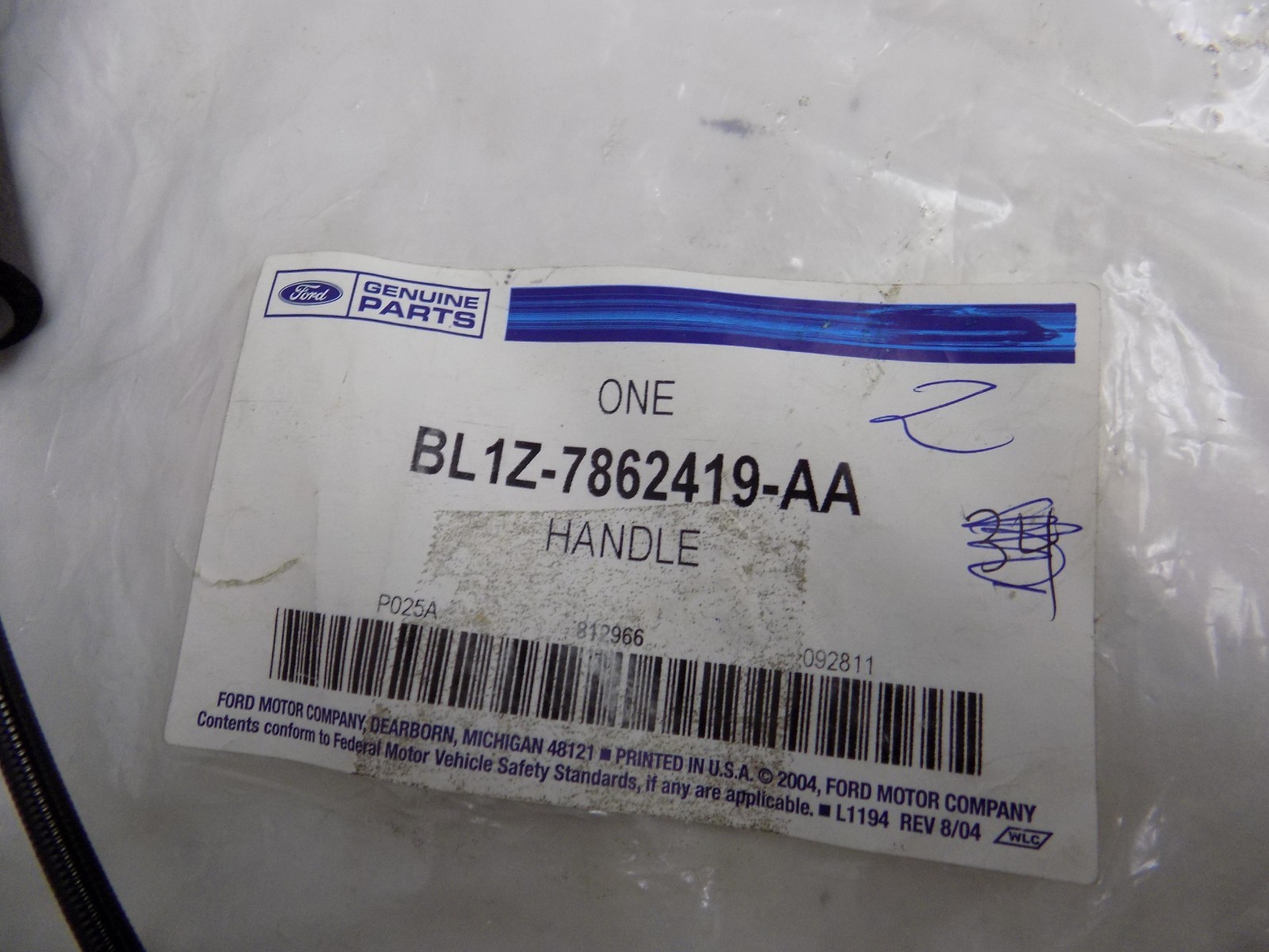Ford OEM Second Row Seats-handle Left BL1Z7862419AA for sale  