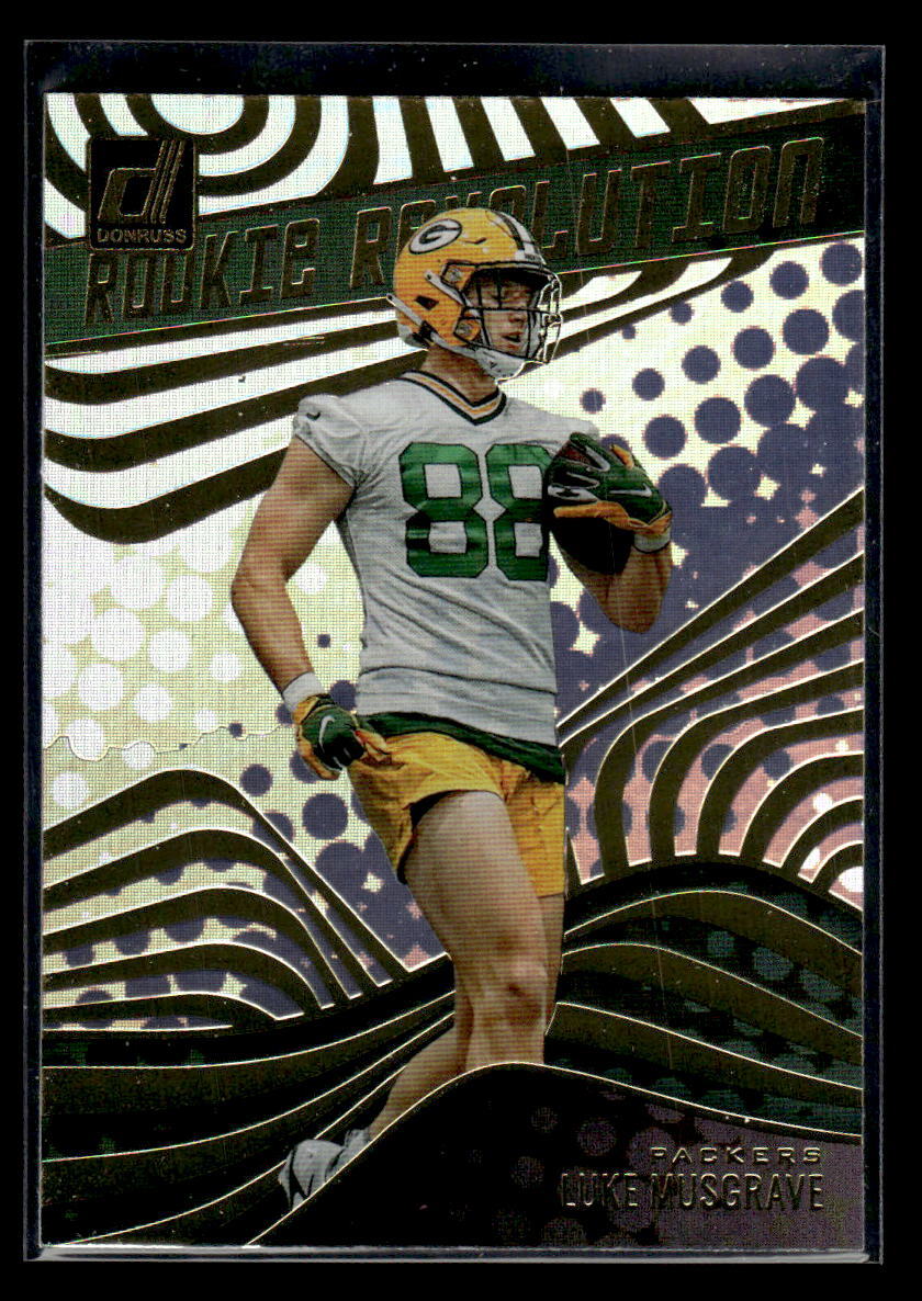 2023 Donruss #RR-32 Luke Musgrave Rookie Rookie Revolution Green Bay Packers