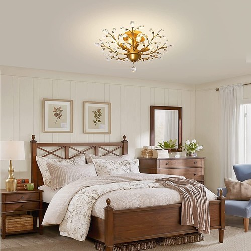 K9 Crystal Vintage Chandeliers Living Room Pendant Lighting Fixtures for Bedroom - Picture 74 of 94