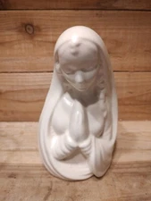 Vintage Haeger Madonna Vase Planter Religious Large, 9  Inches Tall 6 Inches...
