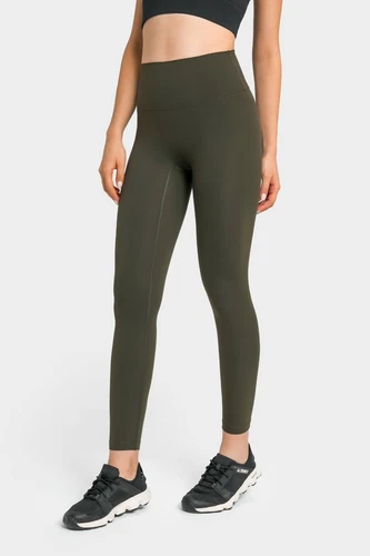 New Leggings Women's Soft Gym Yoga Pant Fitness No Front Seam Buttery FITINCLINE - Picture 9 of 66