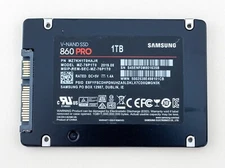 Samsung 860 Pro SATA 1TB 2.5" SSD MZ-76P1T0 - Low Writes + 100% Health