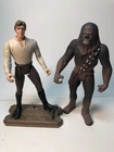 Star Wars Vintage Lot 1995 Action Figures Han Solo And Chewbacca