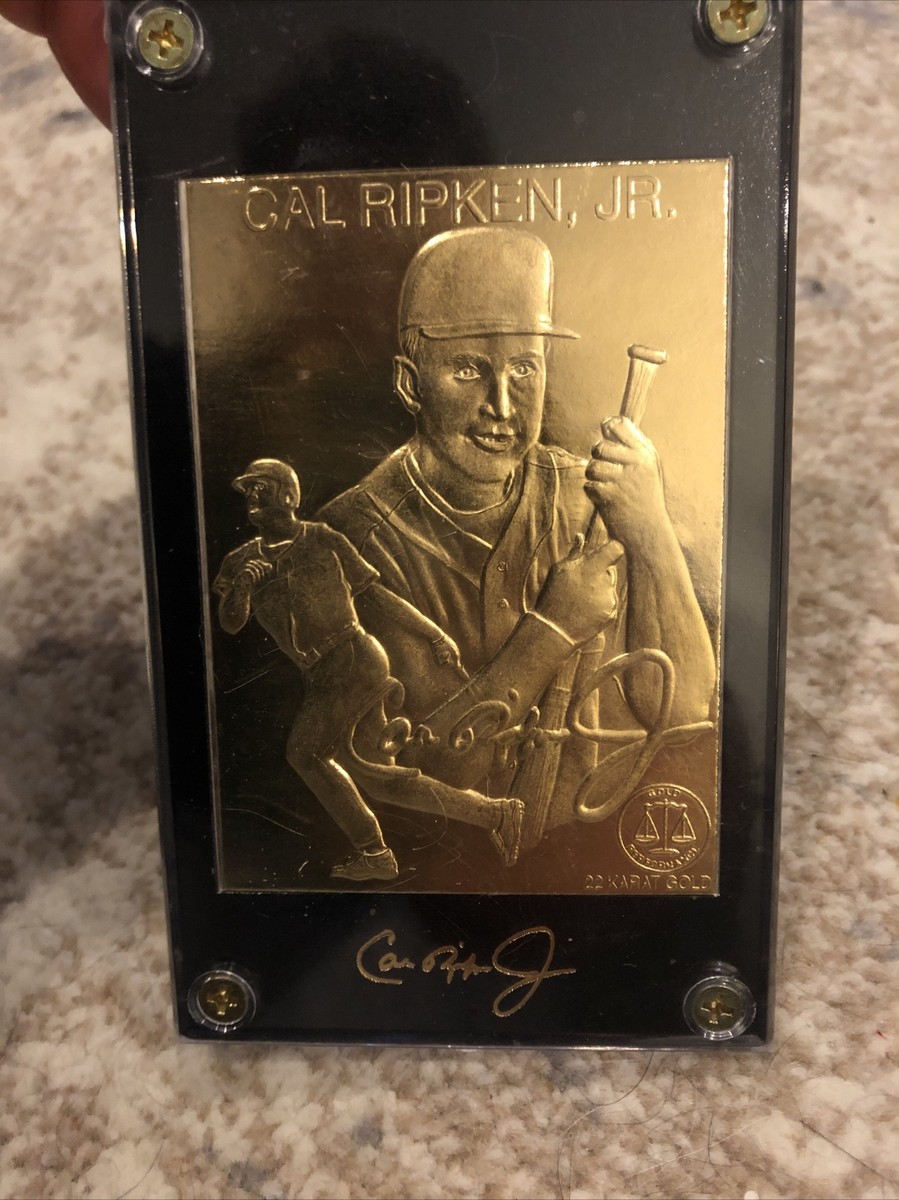 Baltimore Orioles Cal Ripken Jr. Gold Baseball Card | eBay