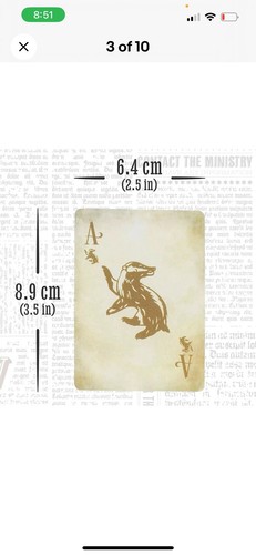 Harry Potter Wizarding World Hogwarts Playing Cards inTin by Paladone UK Edition - Picture 5 of 7