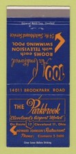 Matchbook Cover - Parkbrook Motel Cleveland OH Howard Johnson's 30 Strike
