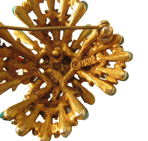 HAR Signed Vintage Dome Brooch - Picture 7 of 7