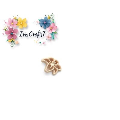 Lilie Blume Polymer Ton Schneider | 3D gedrucktes Ton Werkzeug | IrisCrafts7 UK