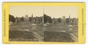 D1083~ PENNSYLVANIA – Early Harrisburg Capitol c.1870s Stereoview