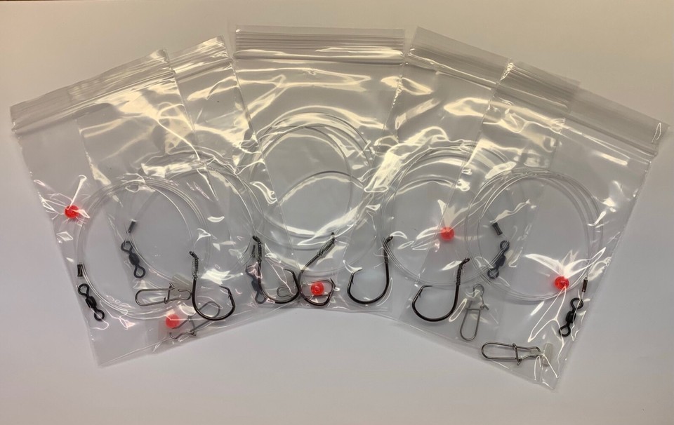 (5) Fish Finder Rigs Surf Fishing Rigs Drum Shark Catfish Striped Bass