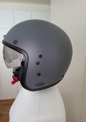 Scorpion Belfast Solid Jethelm - ECE - Grau matt - Größe M - UNGETRAGEN - TOP