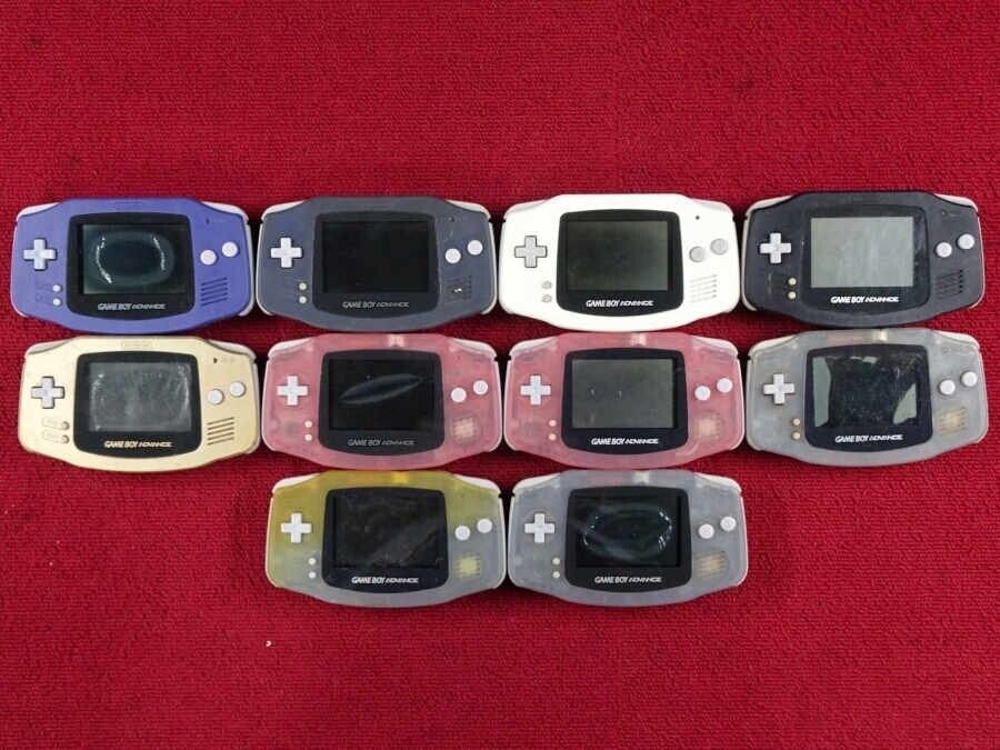 Junk GameBoy Advance Lot of 10 Set Nintendo Random Console Junk GameBoy Advance Lot of 10 Set Nintendo Random Console