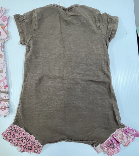 Naartjie Girl’s Cotton Cats Dress Tunic Tee Shirt Cropped Leggings 4Pc Set 6 7 - Picture 14 of 20