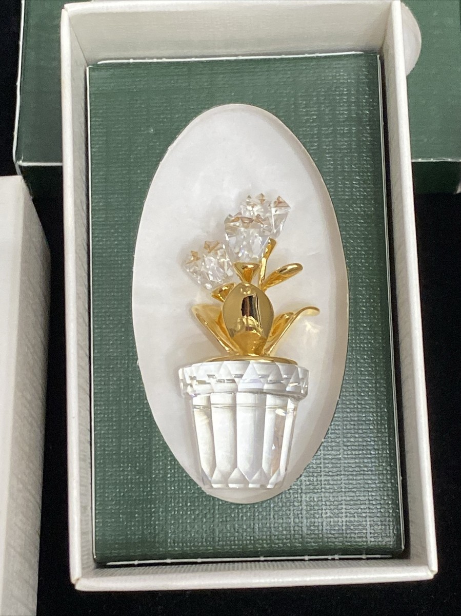 SWAROVSKI CRYSTAL MEMORIES CLASSICS FLOWER POT 9460 000 075 SWAROVSKI CRYSTAL MEMORIES CLASSICS FLOWER POT 9460 000 075