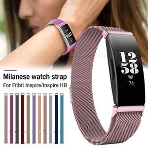 fitbit watch with metal strap