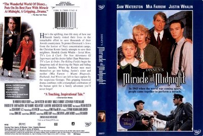 Disney Miracle at Midnight Movie on DVD WWII True-Life Danish