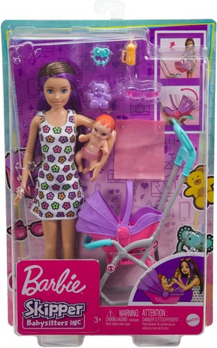 Barbie Skipper Babysitters Inkl. Spielset Spielzeug für 3 Jahr Alt & Oben (Bunt) - Bild 9 von 12