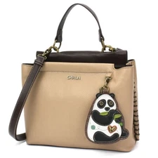 CHALA Charming Satchel PANDA (Taupe) NWT