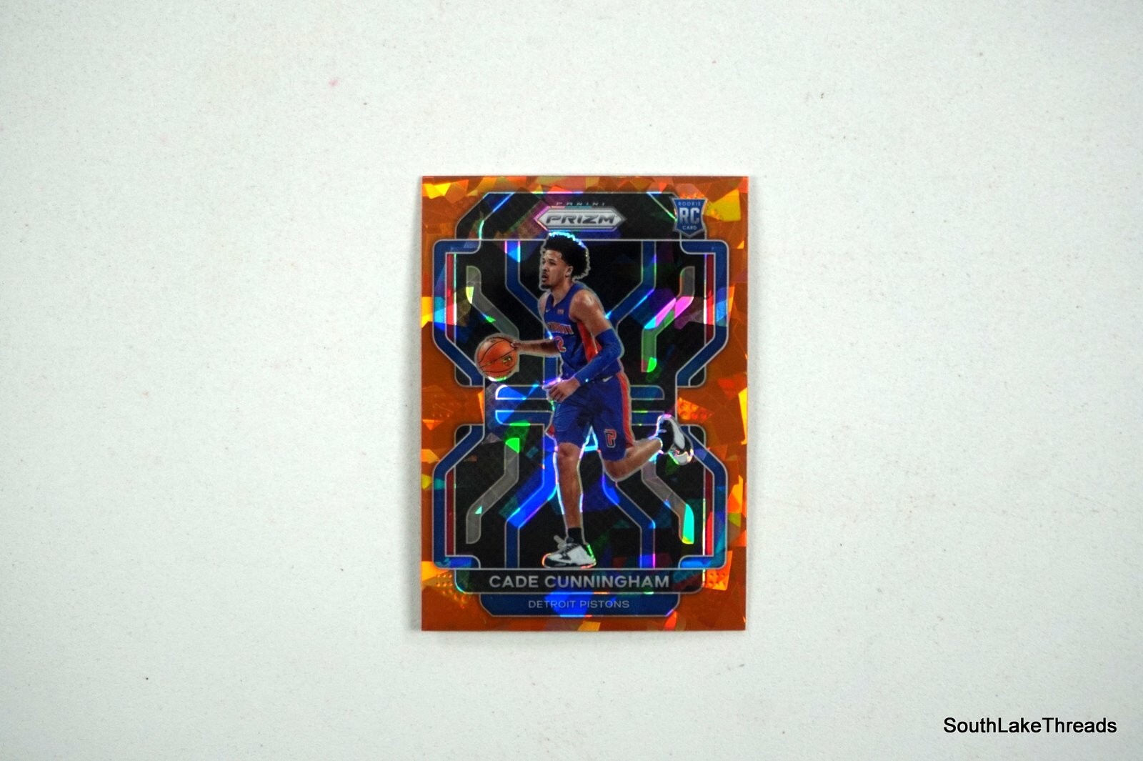 Cade Cunningham 2021-22 Panini Prizm Orange Ice Prizm RC #282 Rookie NM/MT