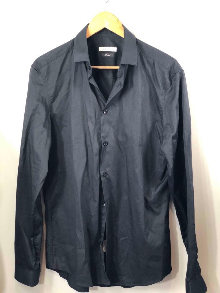 VERSACE COLLECTION Trend Solid Black Dress Shirt Sz 41 | eBay VERSACE COLLECTION Trend Solid Black Dress Shirt Sz 41 | eBay
