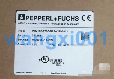 NEW PEPPERL+FUCHS PCV100-F200-B25-V1D-6011 Optical code reader Fast delivery