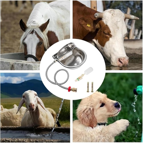 Automatic Dog Water Dispenser, 304 Stainless Steel Water Dispenser with - Picture 7 of 7