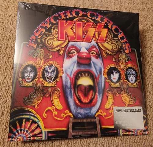 KISS Psycho Circus 25th Anniversary Silver Metallic Vinyl 1 Of 2500 SEALED Mint