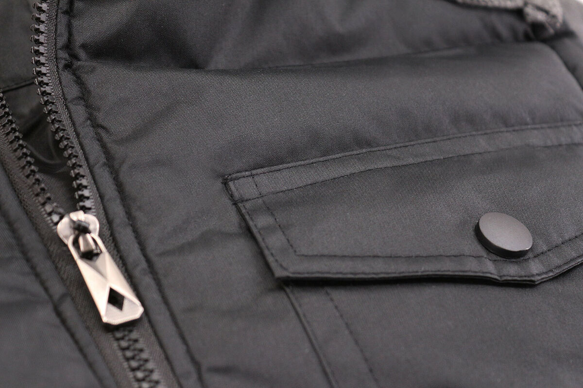 Men's Quilted Puffer Multi Pocket Insulated Hooded Hybrid Utility