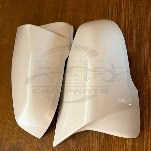 Paire Aile mirror cover Cap pour BMW 2 Série F45 F46 & X1 F48 Minérale Blanc A96 - Photo 1 sur 6