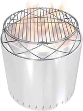 Fire Pit Accessory Kit for 19.5 Inch Solo Stove Bonfire, Stainless Steel Fire...