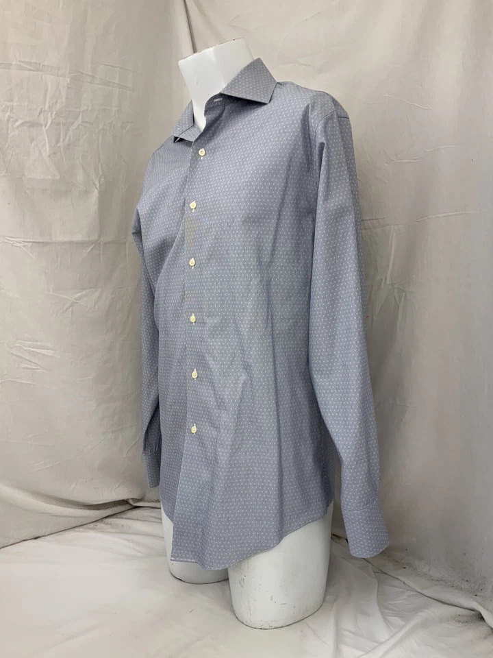 Camisa Brooks Brothers Regent 15.5 34 35 Azul Gris Cuadros Algodón YGI R2-118 Foto 4 de 4