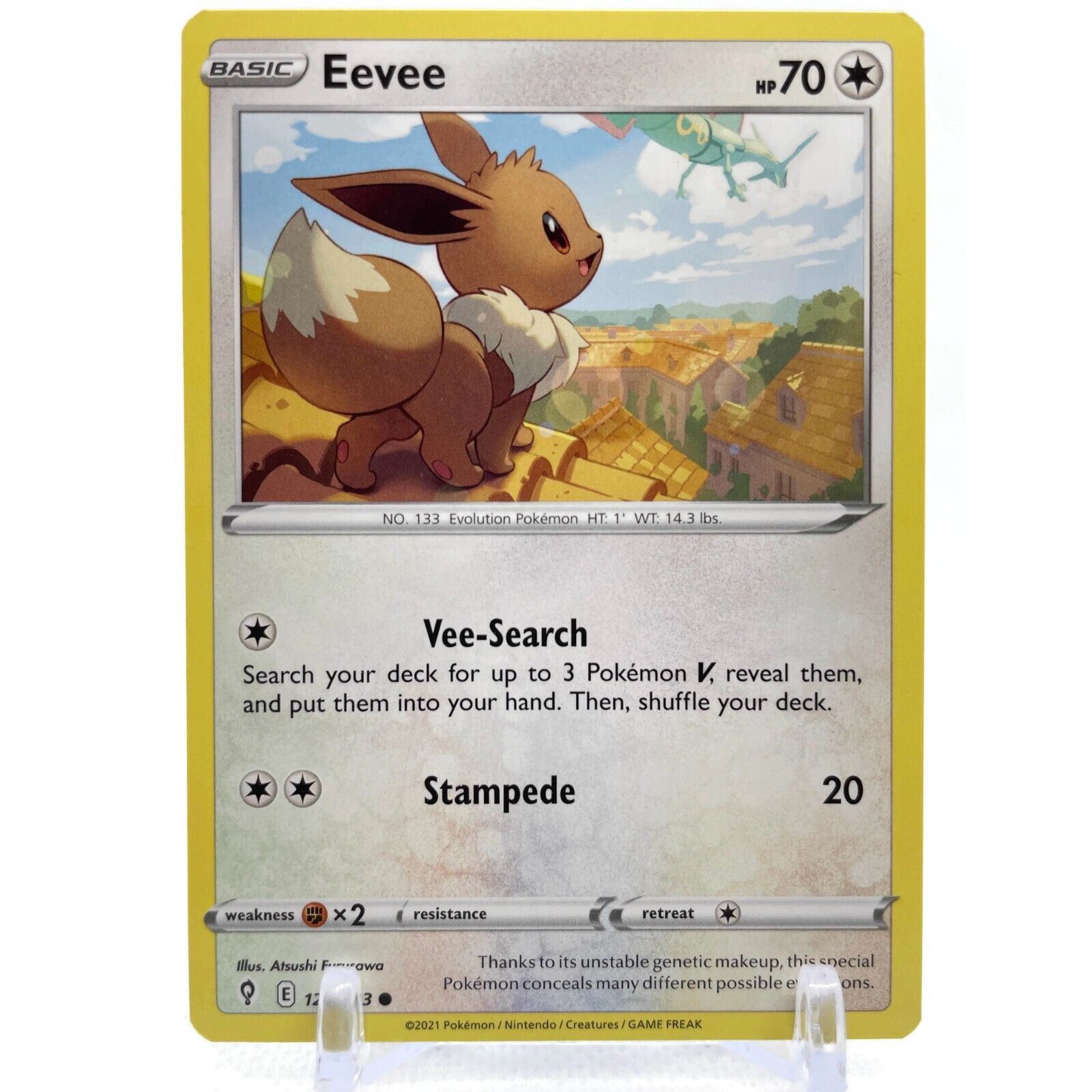 Eevee - Pokemon - 4 Card Lot - Hidden Fates Vivid Voltage Evolving Skies -  125/203-49/68