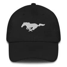 Mustang Hat, Embroidered Ford Mustang Baseball Cap, Mach-E Dad Hat