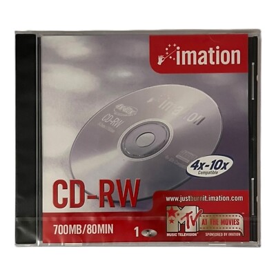imation CD-RW Rohling 700MB 80min 1 Stück NEU & OVP