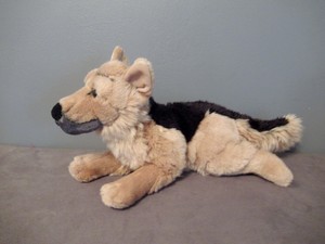 Détails Sur Peluche Chien Berger Allemand Tout Doux Long 35 Cm Sans La Queue