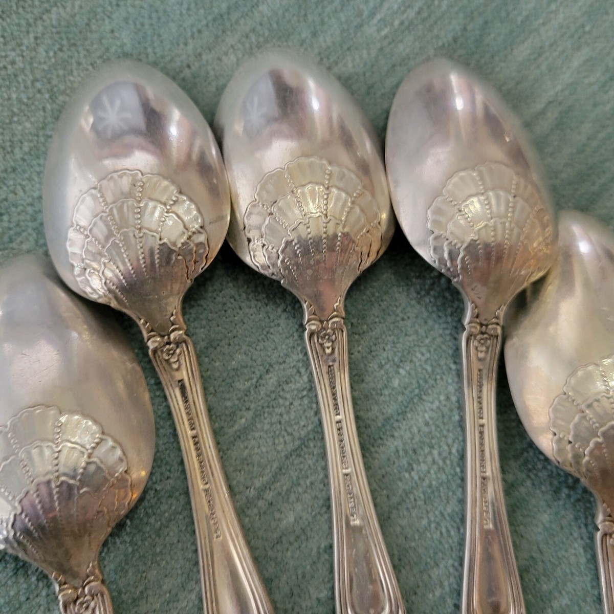 Tiffany & Co. Antique Sterling Silver Spoons SET OF 6 Richelieu