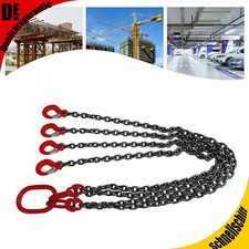 4 Strang Gehänge,T8 Verschleißfest Krankette Anschlagkette 1,5m Kettengehänge 5T