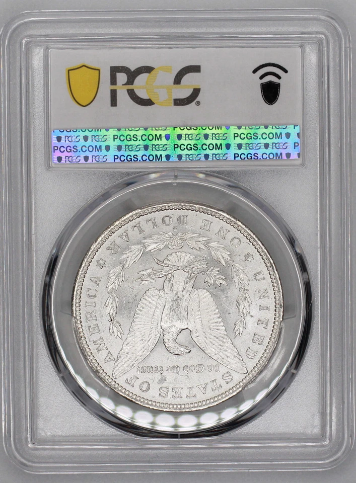 1881-S Morgan Silver Dollar PCGS MS61 *Cartwheel Luster Protected by Gold Shield - Image 3 of 3