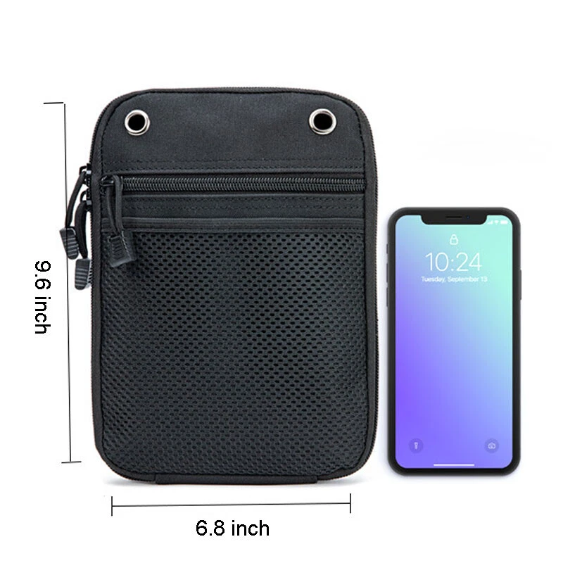 Tactical Military Pistol Gun Bag Concealed Carry Handgun Holster Waist Gun Bag - Image 2 of 4