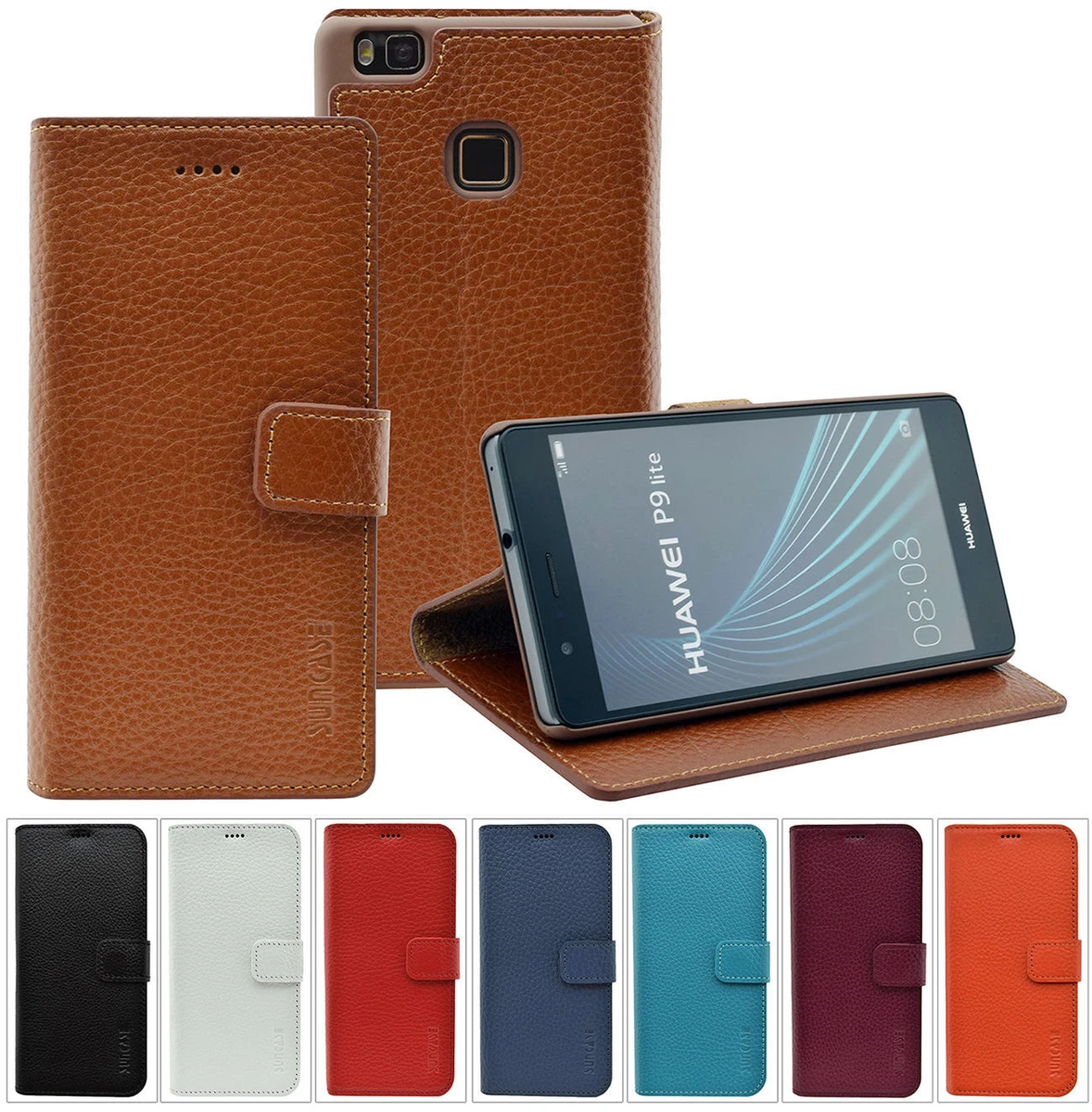 Cover e custodie Per Huawei P8 lite in pelle per cellulari e