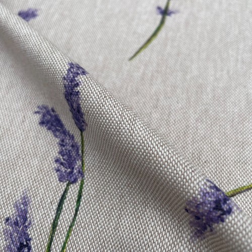 Tela de tapicería cortina de aspecto lino rico en algodón para animales y flores - Imagen 41 de 55