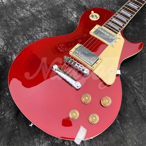 Guitarra Eléctrica Grote Red Custom LP Cuerpo Sólido Cuerpo Caoba Diapasón de Palisandro - Imagen 2 de 7