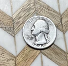 1 Circulated Washington 90 % Silver Quarter