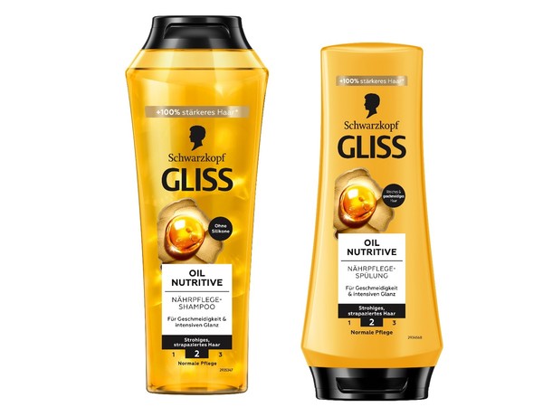 Gliss Shampoo Oil Nutritive 250Ml & SpüLung 200Ml-image