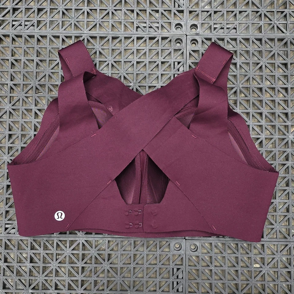 Barra deportiva Lululemon Enlite para mujer talla 34D malva ropa deportiva Foto 2 de 4