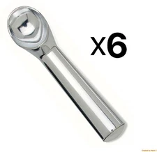 Norpro Antifreeze Ice Cream Scoop Spoon Aluminum Alloy Sealed Fluid (6-Pack)