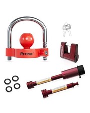 Keyed Alike Trailer Lock Set Tow Store Lock Kit Include Classic Lock Set Red