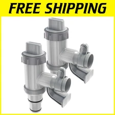 Durable Above Ground Swimming Pool Hose Adapter with Leak-Proof Plunger Valve