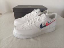 Nike Air Force 1  ´07 EUR 49,5 UK 14 FJ4226-100 white / navy Leder 